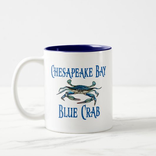 Tasse 2 Couleurs Chesapeake Bay Crabe Bleu Musique (Gauche)