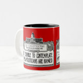 Tasse 2 Couleurs Chesterton sur accrocher des politiciens (Devant gauche)