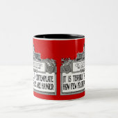 Tasse 2 Couleurs Chesterton sur accrocher des politiciens (Centre)