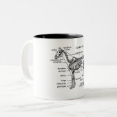 Tasse 2 Couleurs Cheval (Devant gauche)