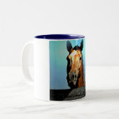 Tasse 2 Couleurs Cheval (Devant gauche)