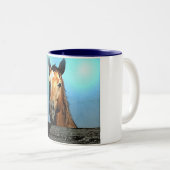 Tasse 2 Couleurs Cheval (Devant droit)