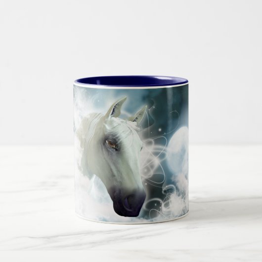 Tasse 2 Couleurs Cheval arabe (Centre)