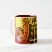 Tasse 2 Couleurs Cheval Carrousel En Miroir Personnalisé (Devant gauche)