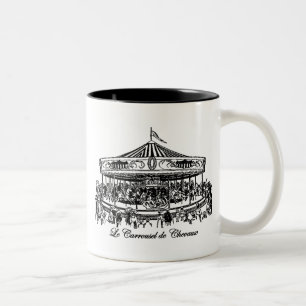 Tasse 2 Couleurs Cheval de Carrousel français Vêtements et cadeaux