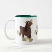 Tasse 2 Couleurs Cheval de la Mare Exubérante (Gauche)