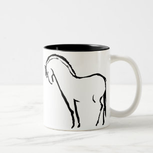 Tasse 2 Couleurs Cheval du fjord norvégien