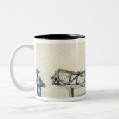 Tasse 2 Couleurs Cheval et chariot, 1825 (Gauche)