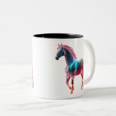 Tasse 2 Couleurs Cheval Majestic (Devant droit)