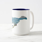 Tasse 2 Couleurs Cheval sauvage (Devant droit)