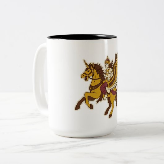 Tasse 2 Couleurs Cheval Sembrani (Devant gauche)