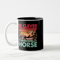 Cheval Soyez malin et montez à cheval Drôle Dit Ho