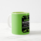 Tasse 2 Couleurs Cheval Whisperer (Devant gauche)