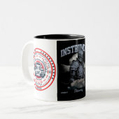 Tasse 2 Couleurs chevalier de guerre (Devant gauche)