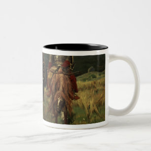 Tasse 2 Couleurs Chevaliers de guerrier, 1881-98