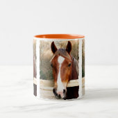 TASSE 2 COULEURS CHEVAUX (Centre)