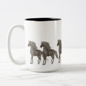 Tasse 2 Couleurs Chevaux (Gauche)