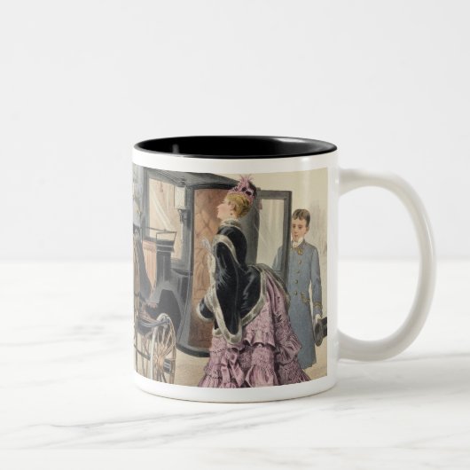 Tasse 2 Couleurs Chevaux anglais (Droit)