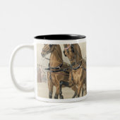Tasse 2 Couleurs Chevaux anglais (Gauche)