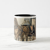 Tasse 2 Couleurs Chevaux anglais (Centre)
