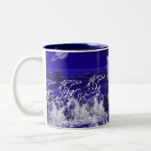 Tasse 2 Couleurs Chevaux blancs (Gauche)