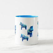 Tasse 2 Couleurs Chevaux Blue Dala (Centre)