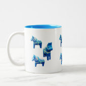 Tasse 2 Couleurs Chevaux Blue Dala (Gauche)