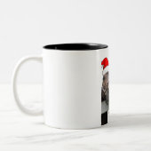 Tasse 2 Couleurs Chevaux de Noël (Gauche)