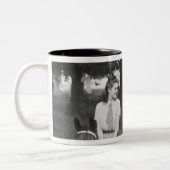 Tasse 2 Couleurs Chevaux d'équitation de couples (Gauche)