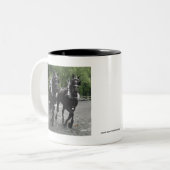 Tasse 2 Couleurs Chevaux en marche (Devant gauche)