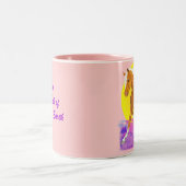 Tasse 2 Couleurs Chevaux - un contact de ciel sur terre (Centre)