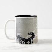 Tasse 2 Couleurs "Chevaux volants" (Gauche)