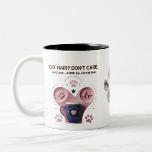 Tasse 2 Couleurs Cheveux de chat Ne vous souciez pas Mignonne maman