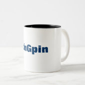 Tasse 2 Couleurs cheville ouvrière - style de cambuse (Devant droit)