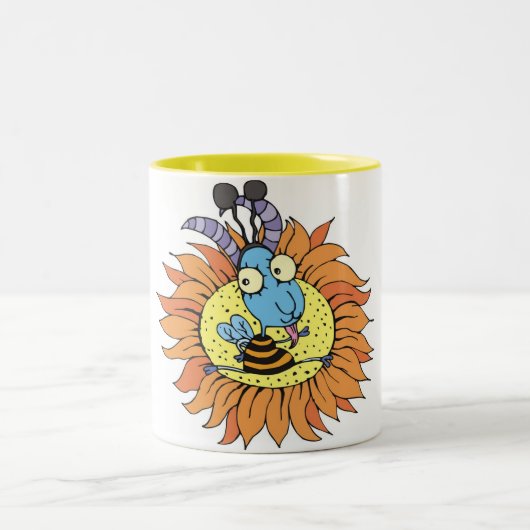 Tasse 2 Couleurs Chèvre et tournesol (Centre)