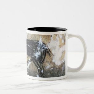 Tasse 2 Couleurs Chèvre ou chamois, peinture de roche dans la sall