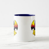 Tasse 2 Couleurs Chibi Batgirl avec Gotham Skyline & Logo (Centre)