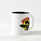 Tasse 2 Couleurs Chibi Batman Dans Le Batmobile (Devant droit)