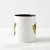 Tasse 2 Couleurs Chibi Batman Évolue La Ville (Centre)