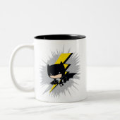 Tasse 2 Couleurs Chibi Batman Lightning Kick (Gauche)
