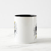 Tasse 2 Couleurs Chibi Batman Lightning Kick (Centre)