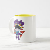 Tasse 2 Couleurs Chibi Bizarro #1 (Devant gauche)
