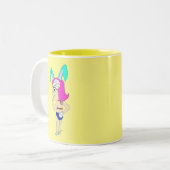 Tasse 2 Couleurs chibi bunnygirl (Devant gauche)