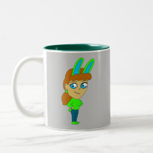 Tasse 2 Couleurs chibi bunnygirl