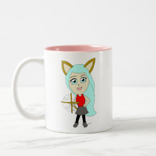 Tasse 2 Couleurs chibi catgirl