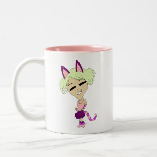 Tasse 2 Couleurs chibi catgirl