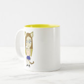Tasse 2 Couleurs Chibi Catgirl (Devant gauche)
