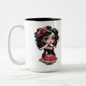 Tasse 2 Couleurs Chibi Doll 01 (Gauche)