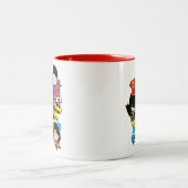 Tasse 2 Couleurs Chibi Héros Prêts À L'Action ! (Centre)