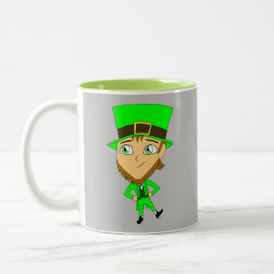 Tasse 2 Couleurs chibi leprechaun